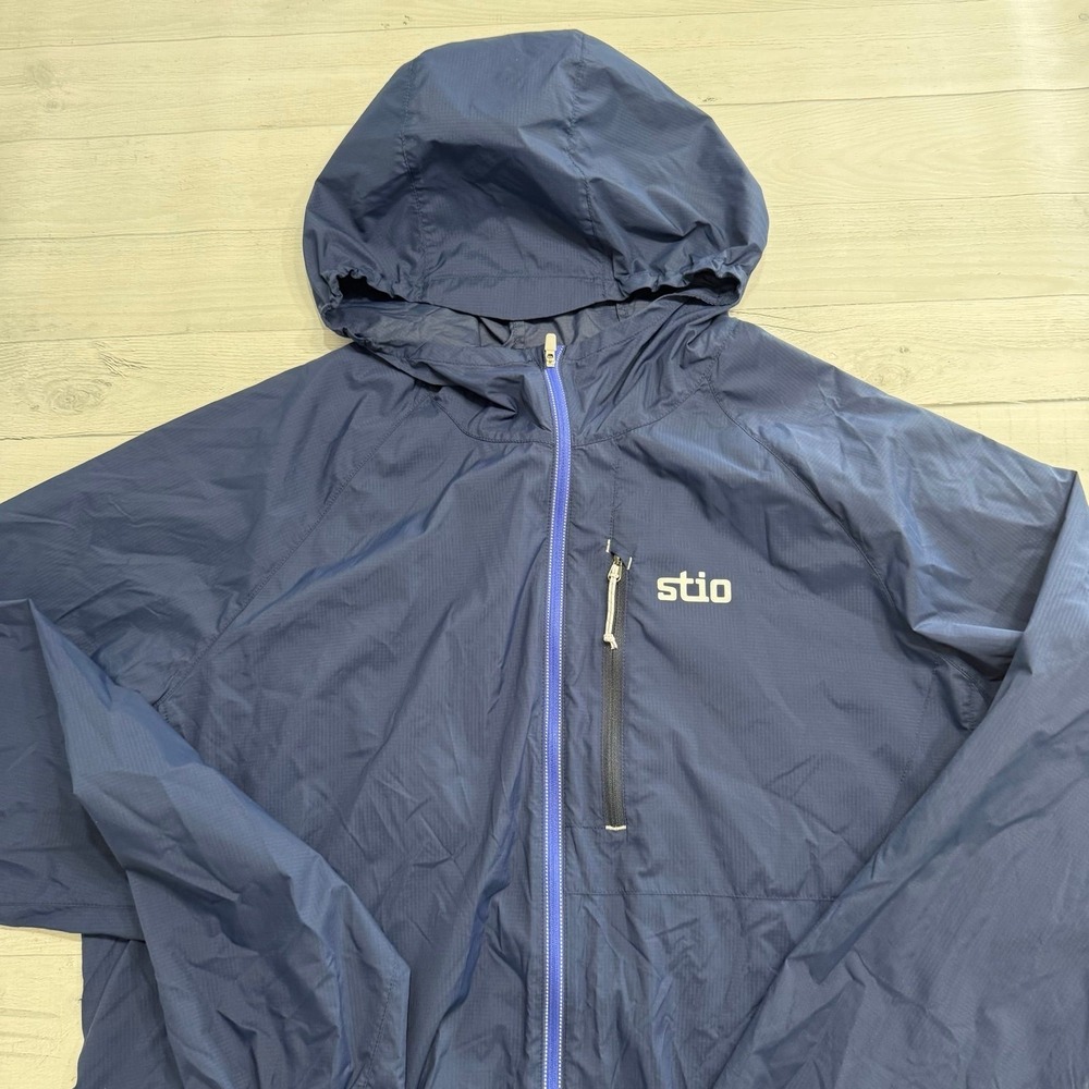 Stio Second Light Wind Shell jacket navy blue Men… - image 4